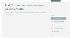 Desktop Screenshot of ca-associates.com